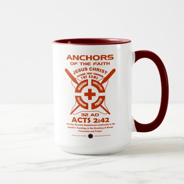 Anchors of the Faith Mug (Right)