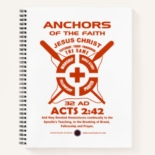 Anchors of the Faith Notebook