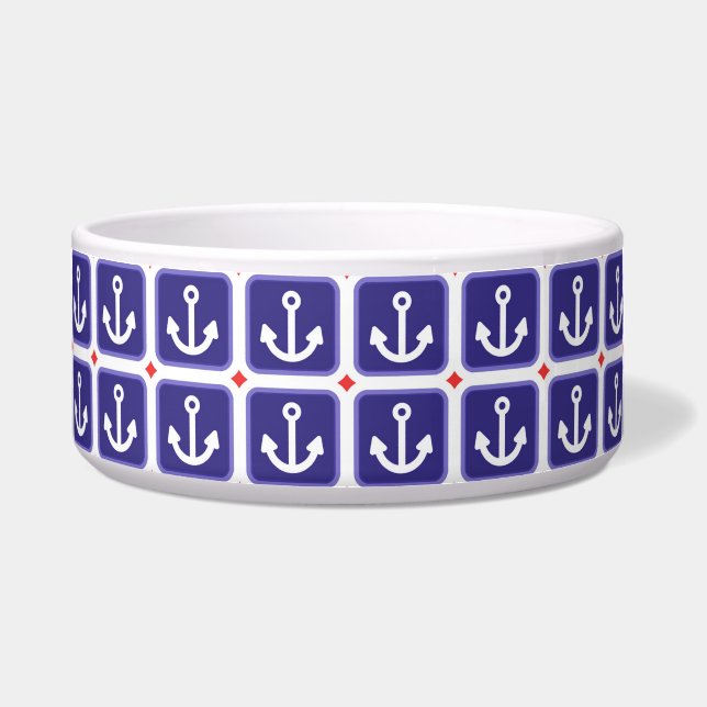 Anchors on Nautical Blue (Front)