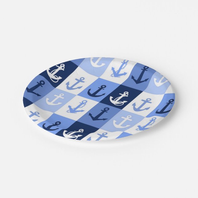 Anchors  paper plate (Angled)