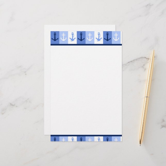 Anchors   stationery (Front/Back In Situ)