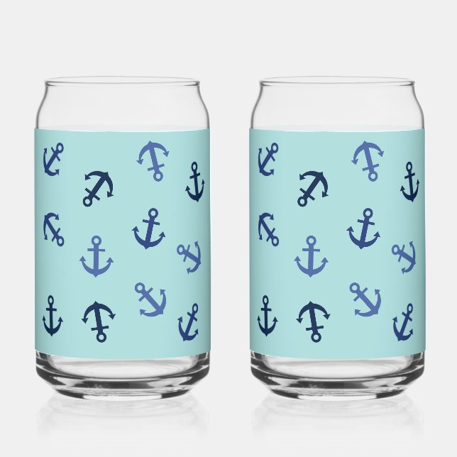 Anchors Summer Can Glass (Front)