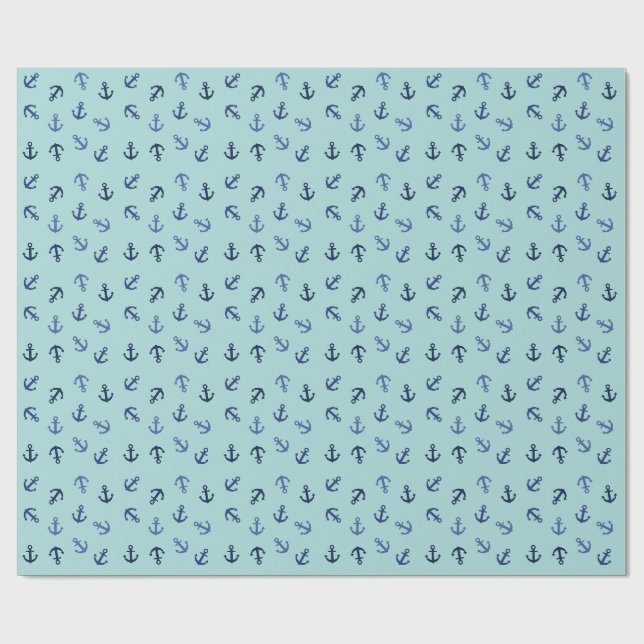 Anchors Summer Wrapping Paper (Flat)