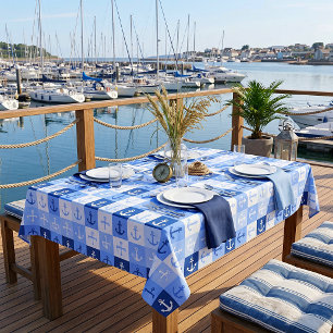 Anchors tablecloth
