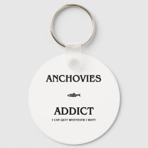 Anchovies Addict Keychain
