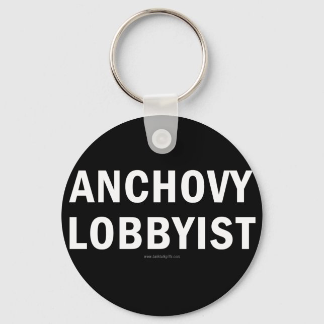 Anchovy Lobbyist Keychain (Front)