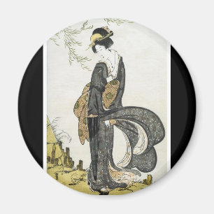 Ancien aimant de l'art japonais