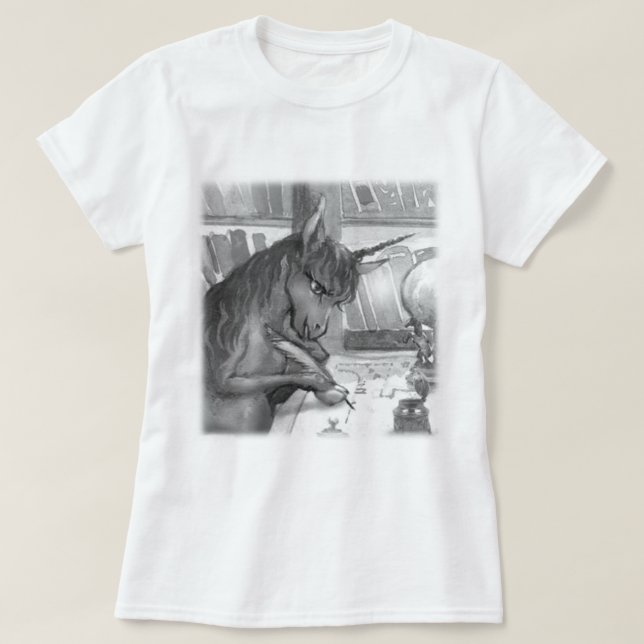 Ancien élève - T-shirt de profil de BW (Design devant)