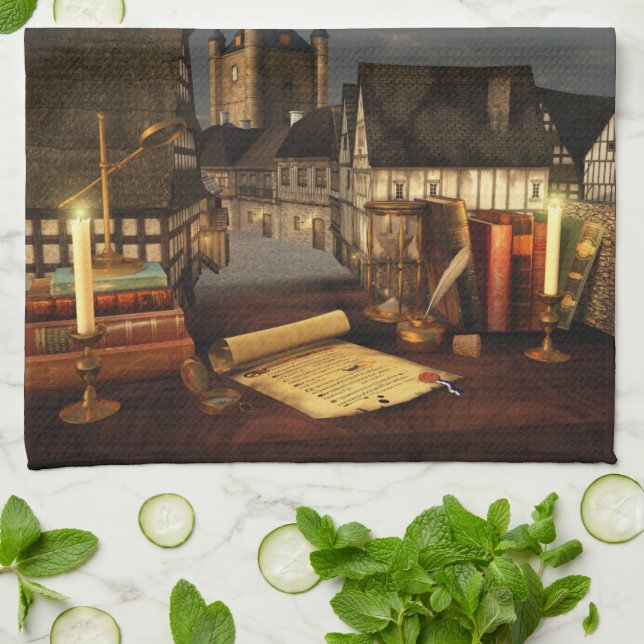 Ancien Horizons Serviette de cuisine (Plié)