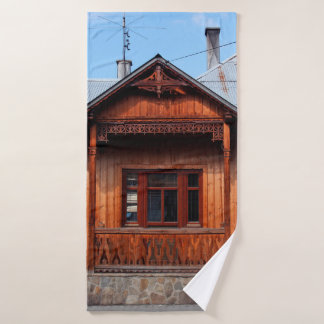 Ancien logement de maison traditionnelle en bois,