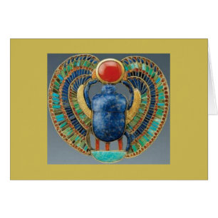 Ancien message égyptien Scarabs