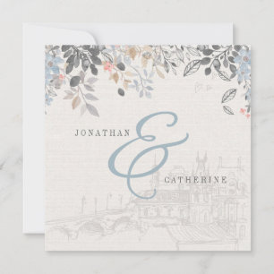 Ancien Monde Charme Bridal Douche Invitation