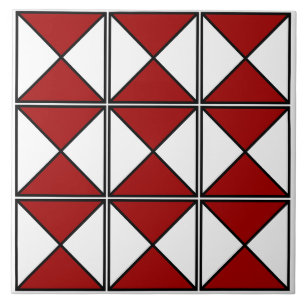 Ancien Motif de carreaux de ciment, Vintage