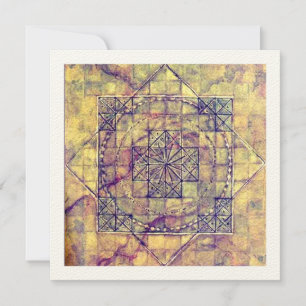 Ancien Nazca Mandala, Pérou. Carte
