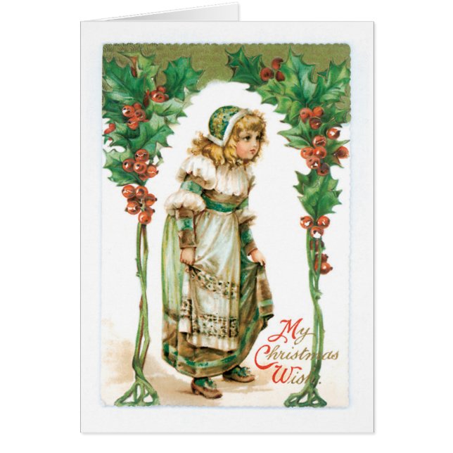Ancien Noël, Fille, Holly (Devant)