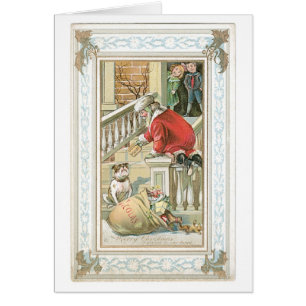 Ancien Noël, Père Noël & Chien