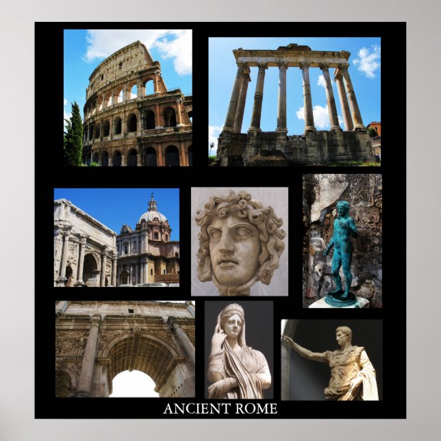 ANCIEN POSTER ROME (Devant)