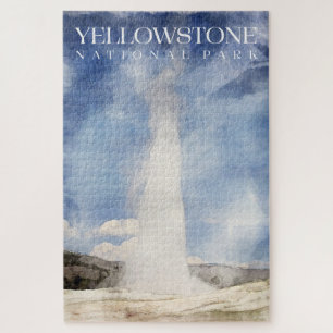 Ancien puzzle fidèle, Puzzle Yellowstone 20"x30"