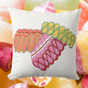 Ancien ruban de Noël Bonbons Coussin de Noël