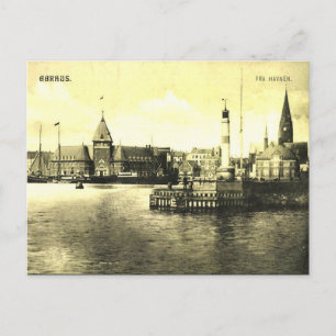 Ancienne carte postale - Aarhus, Danemark