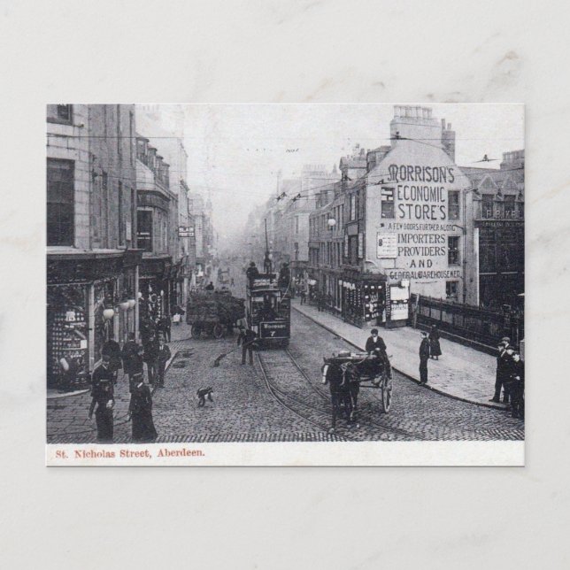 Ancienne carte postale - Aberdeen, Écosse (Devant)