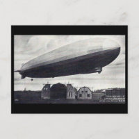 Ancienne carte postale - Aéronef "Graf Zeppelin"