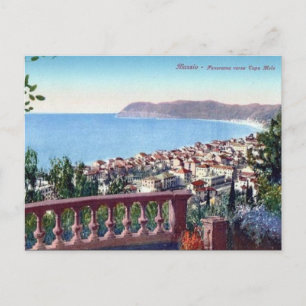 Ancienne carte postale - Alassio, Ligurie, Italie