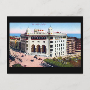 Ancienne carte postale - Alger, Poste