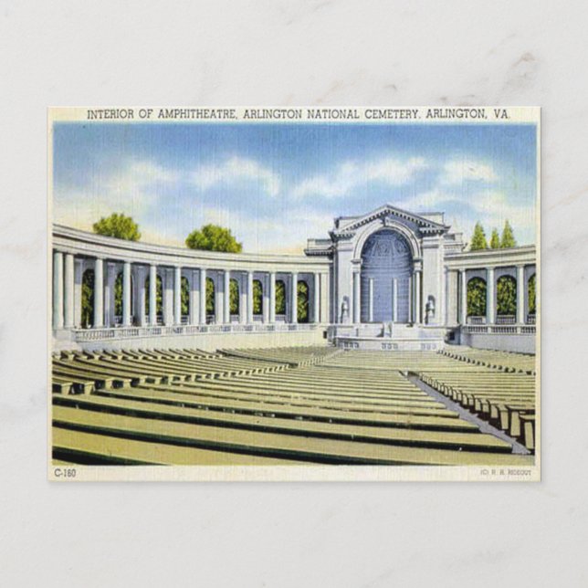 Ancienne carte postale - Arlington, Virginie, État (Devant)