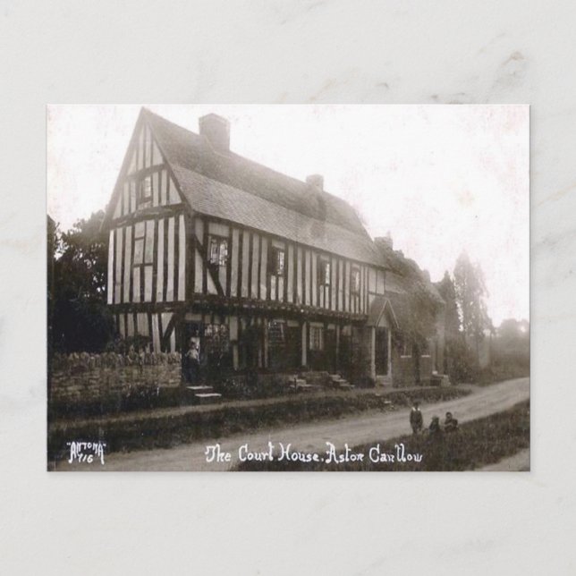 Ancienne carte postale - Aston Cantlow, Warwickshi (Devant)