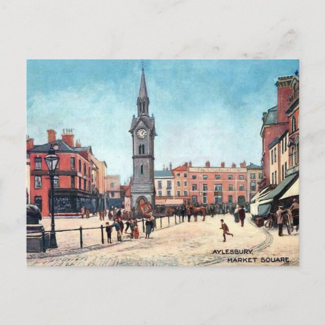 Ancienne carte postale - Aylesbury, Buckinghamshir (Devant)