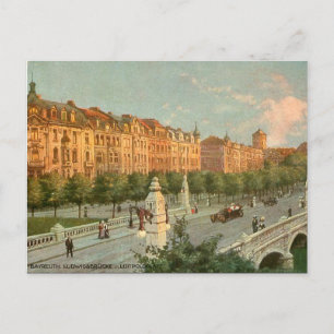 Ancienne carte postale - Bayreuth, Allemagne
