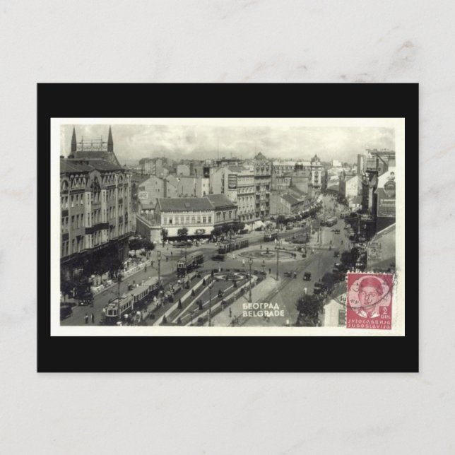 Ancienne carte postale, Belgrade 1934 (Devant)