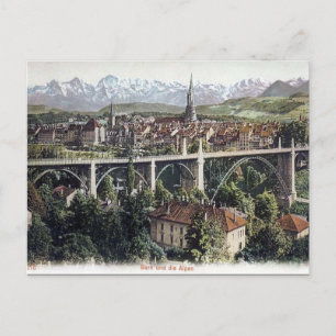 Ancienne carte postale - Berne, Suisse