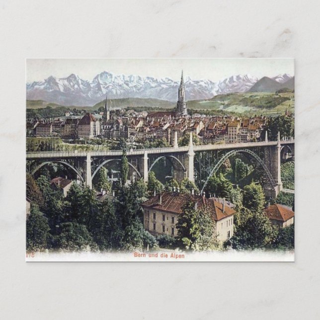 Ancienne carte postale - Berne, Suisse (Devant)