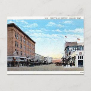 Ancienne carte postale - Billings, Montana, États-