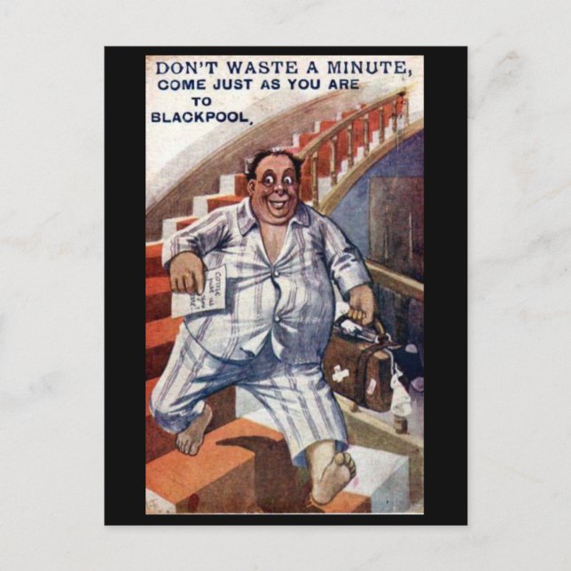 Ancienne carte postale - Blackpool, Lancashire (Devant)
