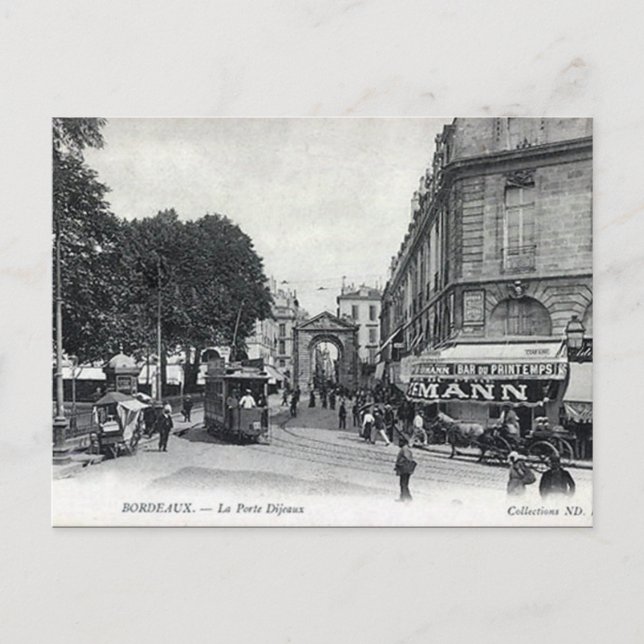 Ancienne carte postale - Bordeaux, France (Devant)