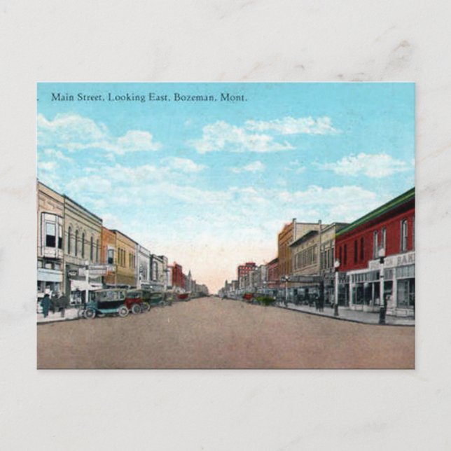 Ancienne carte postale - Bozeman, Montana, États-U (Devant)