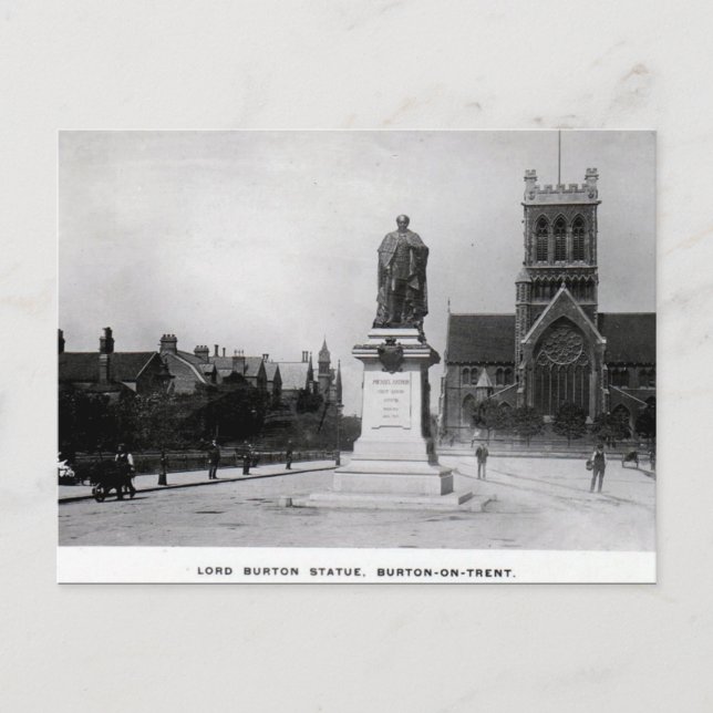 Ancienne carte postale - Burton-on-Trent, Stafford (Devant)