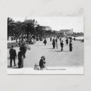 Ancienne carte postale - Cannes, Promenade de la C