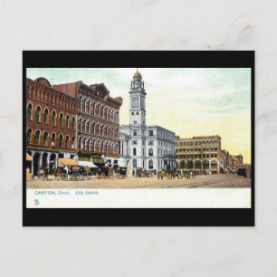 Ancienne carte postale - Canton, Ohio, États-Unis