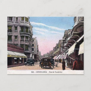 Ancienne carte postale - Casablanca, Maroc