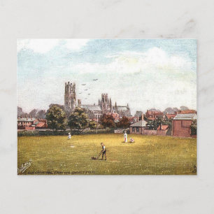 Ancienne carte postale - Cathédrale Ely, Cambridge