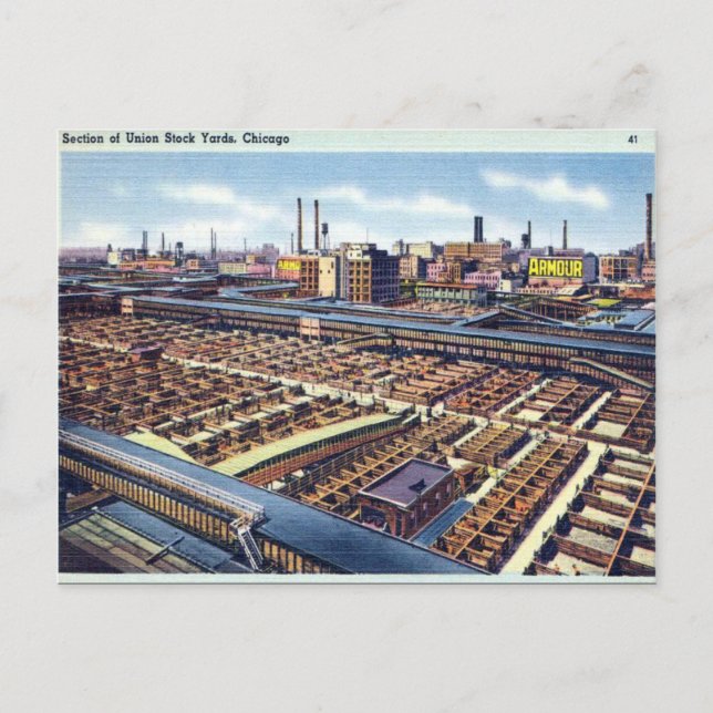 Ancienne carte postale - Chicago, Illinois (Devant)