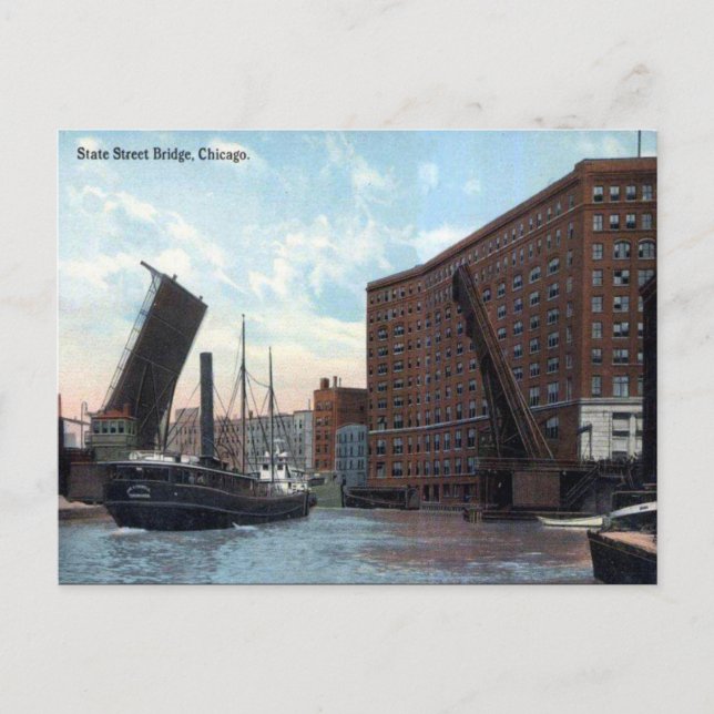 Ancienne carte postale - Chicago, Illinois (Devant)