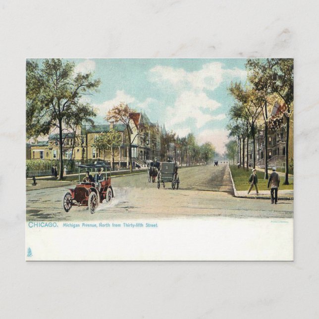Ancienne carte postale - Chicago, Illinois (Devant)