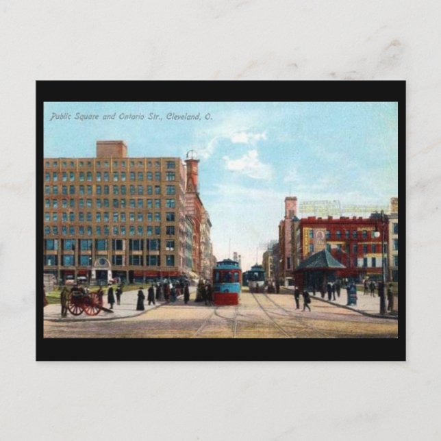 Ancienne carte postale - Cleveland, Ohio (Devant)