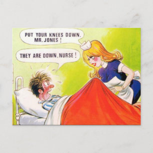 Ancienne carte postale comique