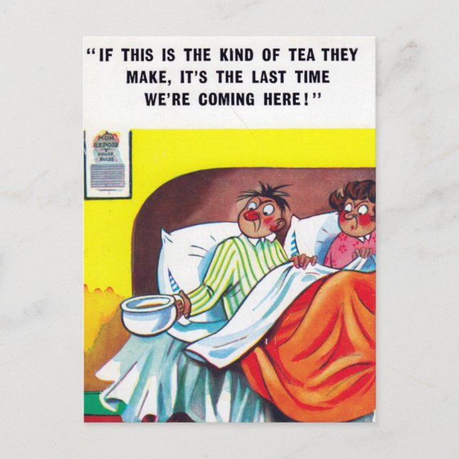 Ancienne carte postale comique (Devant)